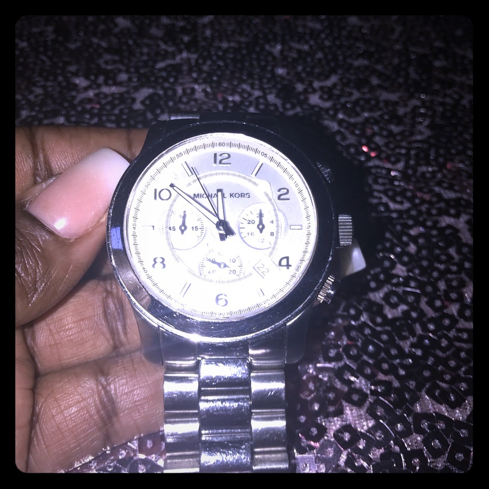 Silver Michael Kors Boyfriend Watch